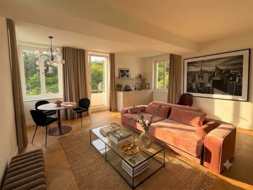 Wohnzimmer der Victor Hugo Suite